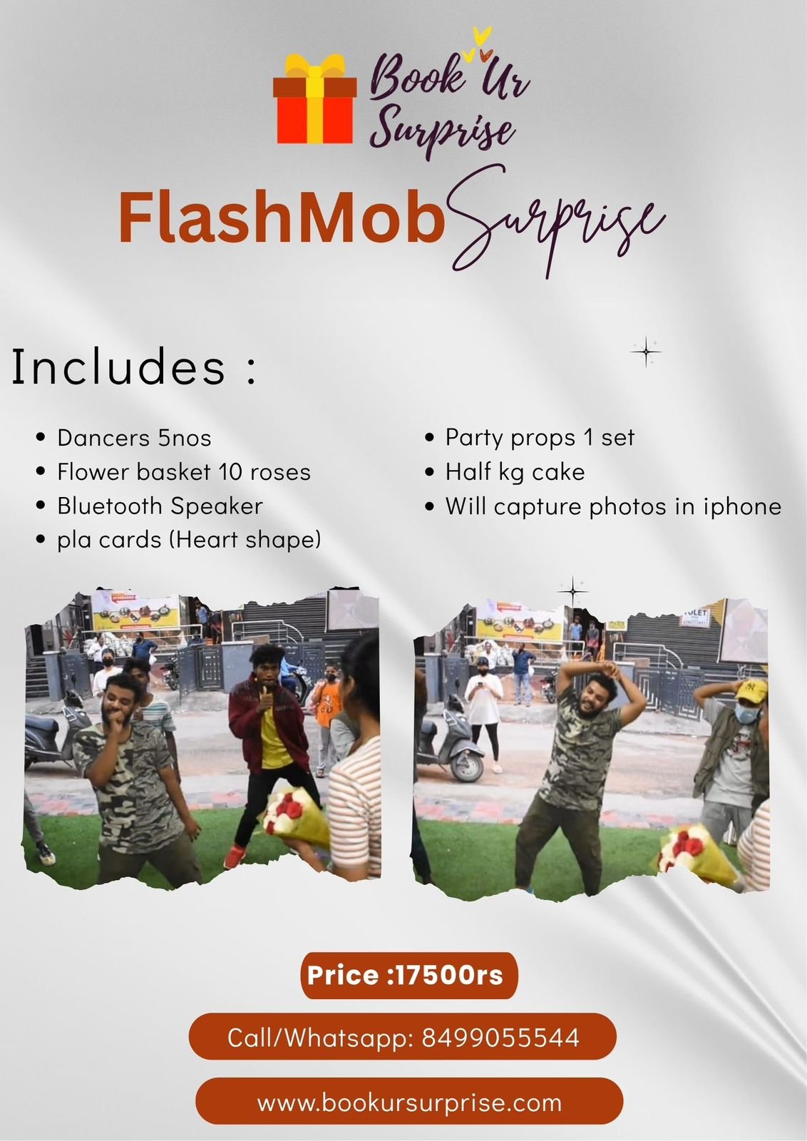 FlashMob Surprise package by Book UR Surprise